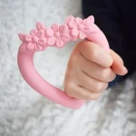 Teething Ring Sweet Heart Pink TRSHPI10