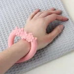 Teething Ring Sweet Heart Pink TRSHPI10
