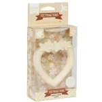 Teething Ring Sweet Heart Cream TRSHWH17