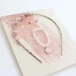 Set Hair Band-Bracelet-Victoria - Rose YB-500-233