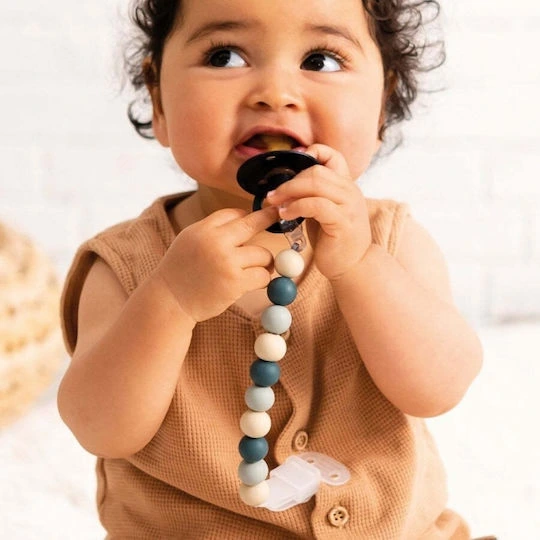 Silicon Pacifier Clip - Teether (dark blue) N877336 - Image 3