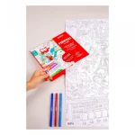 Giant coloring poster 'Firefighters' OMY-POS69